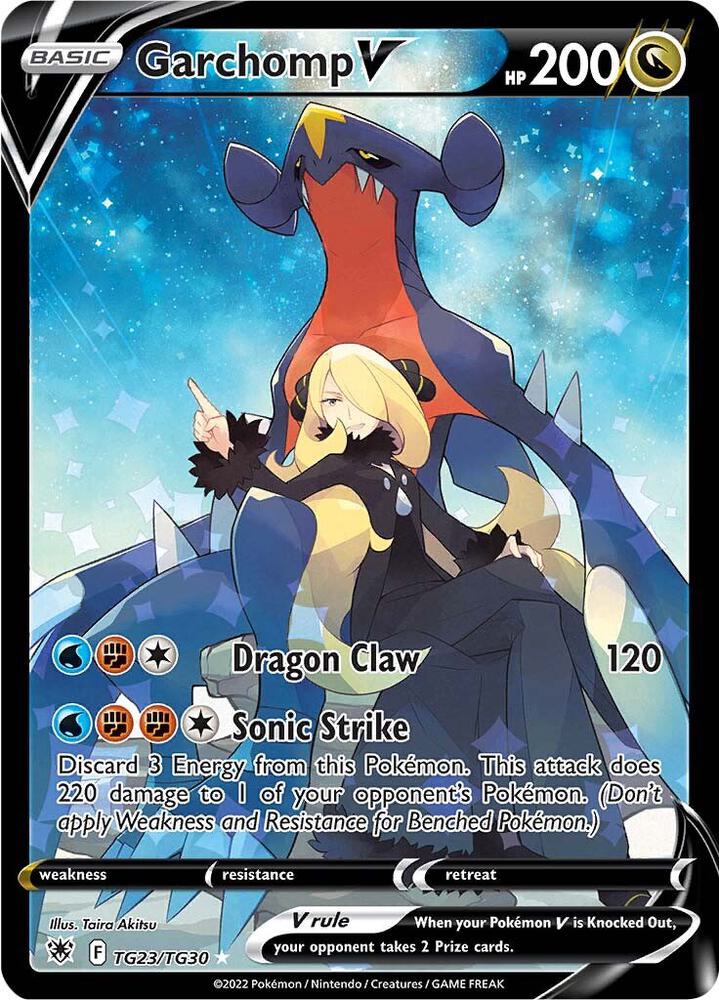 Garchomp V - Astral Radiance Trainer Gallery - Near Mint