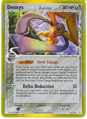 Deoxys (Delta Species) - EX Holon Phantoms - Heavily Played
