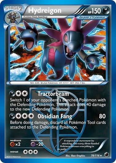 Hydreigon (Team Plasma) - Plasma Freeze - Near Mint