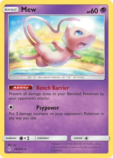 Mew - Unbroken Bonds Holo - Near Mint
