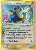 Blastoise (Delta Species) - EX Crystal Guardians Reverse Holo - Heavily Played