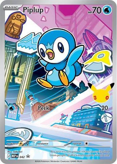 Piplup - Mega Evolution Promos - Near Mint
