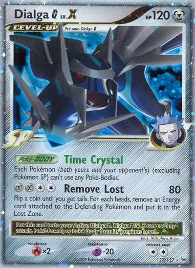 Dialga G Lv.X - Platinum - Moderately Played